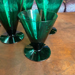 Vintage Footed Tumbler Glasses Drinking Glasses CANDID HOME