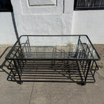 Vintage Iron Coffee Table - 40" L coffee table CANDID HOME