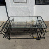 Vintage Iron Coffee Table - 40" L coffee table CANDID HOME