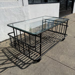 Vintage Iron Coffee Table - 40" L coffee table CANDID HOME