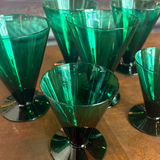 Vintage Footed Tumbler Glasses Drinking Glasses CANDID HOME