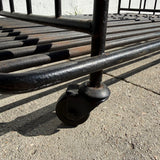 Vintage Iron Coffee Table - 40" L coffee table CANDID HOME