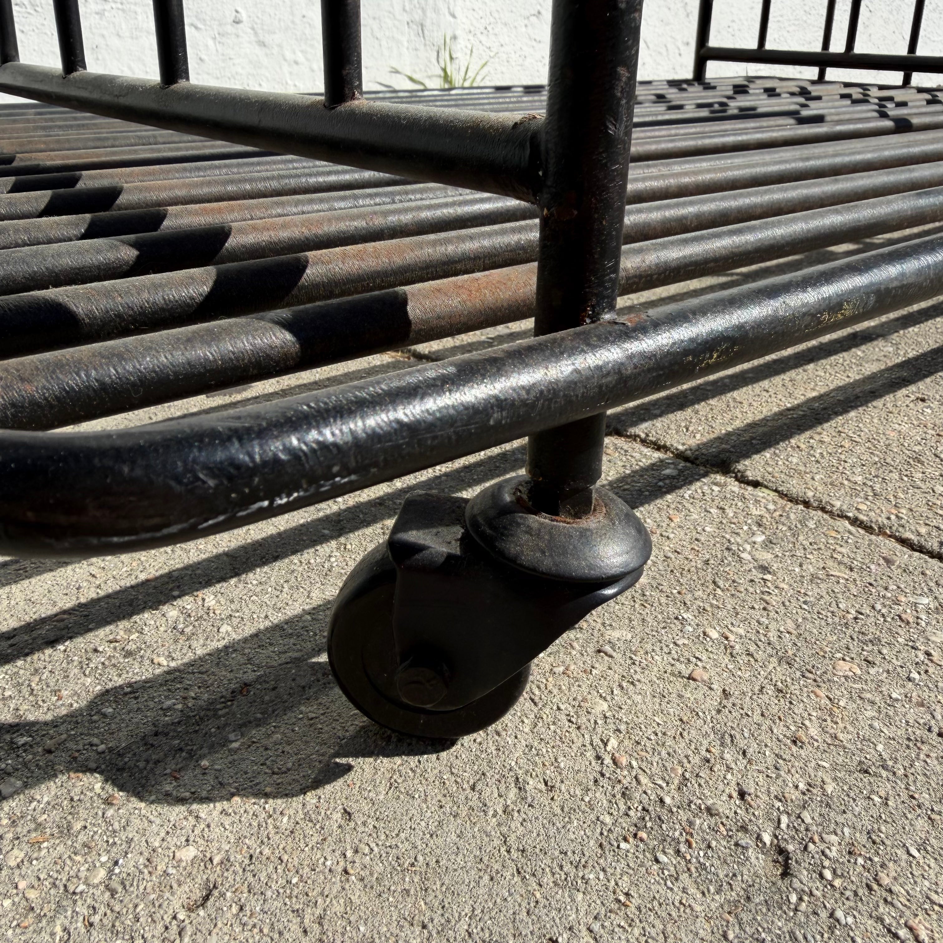 Vintage Iron Coffee Table - 40" L coffee table CANDID HOME