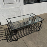 Vintage Iron Coffee Table - 40" L coffee table CANDID HOME