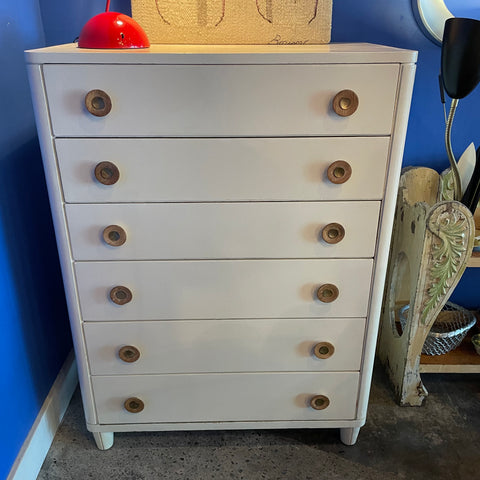 1940's Vintage Art Deco Dresser by Morris Sanders for Mengel