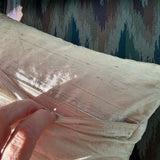 Vintage Indian Beaded Silk Pillow Pillows CANDID HOME