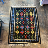 Vintage Turkish Kilim Rug - 41" x 58"