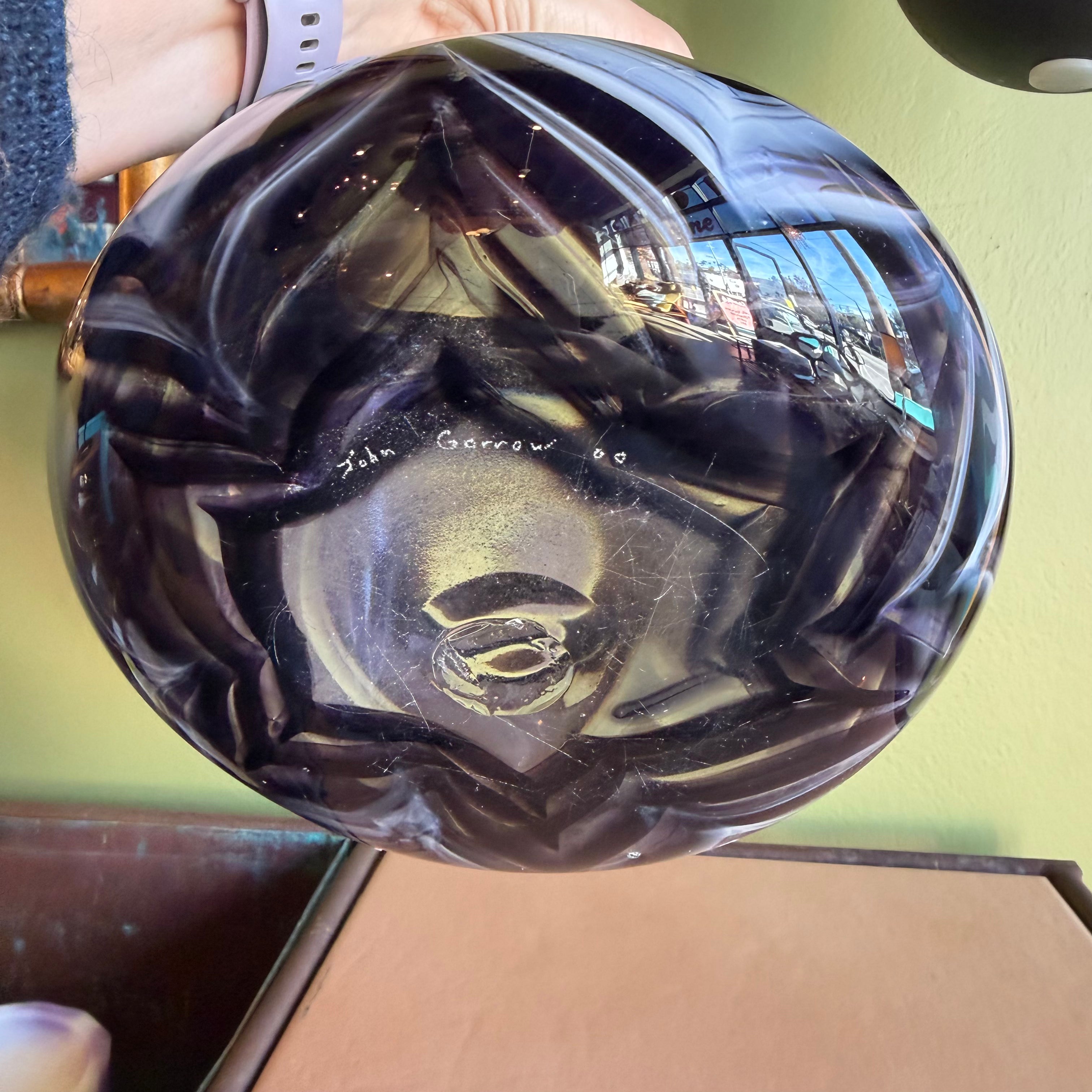 Vintage Art Glass Vase by John Garrow vase CANDID HOME