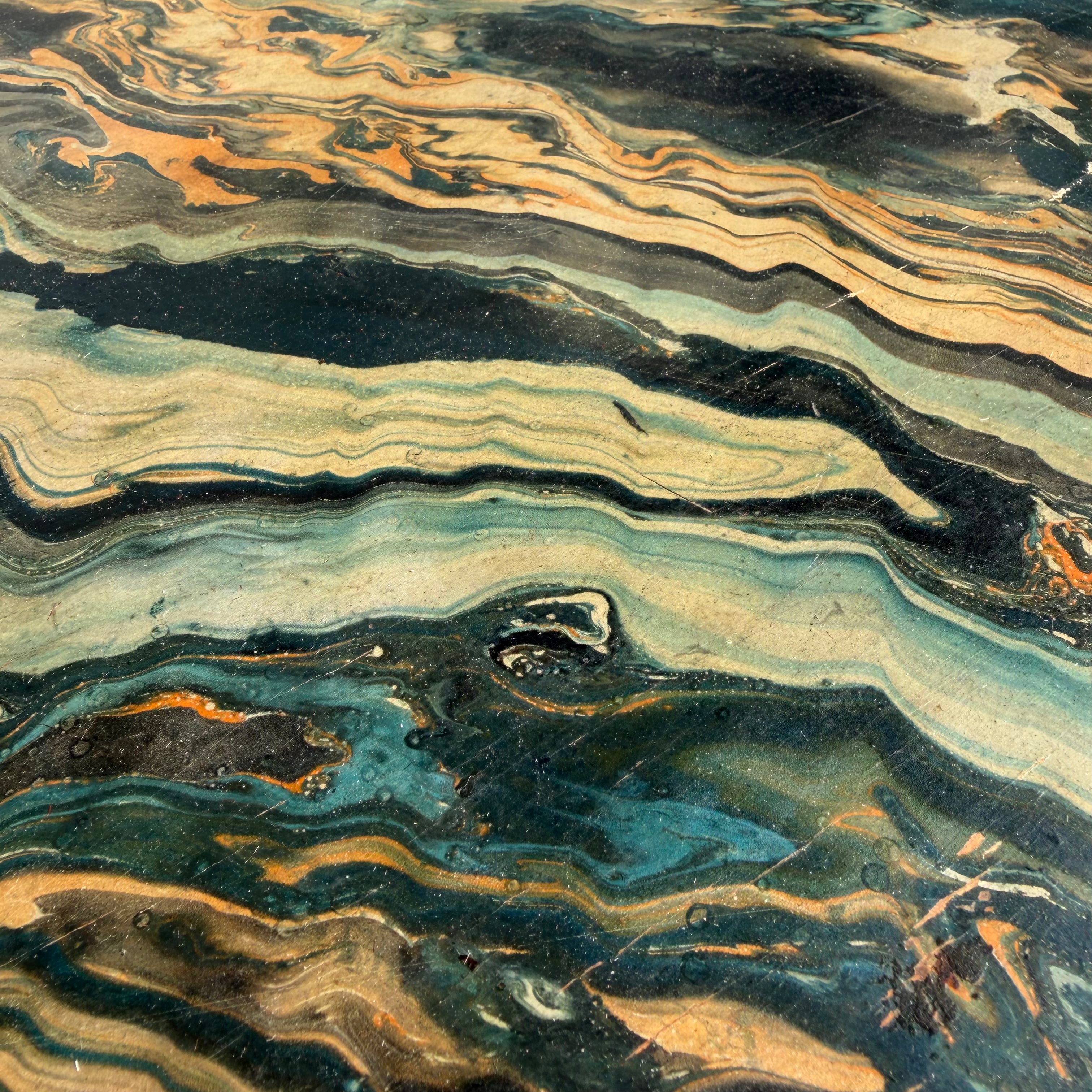 Vintage Marble Paper Kids Table + Chair Set kids furniture CANDID HOME