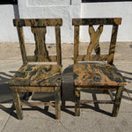 Vintage Marble Paper Kids Table + Chair Set kids furniture CANDID HOME