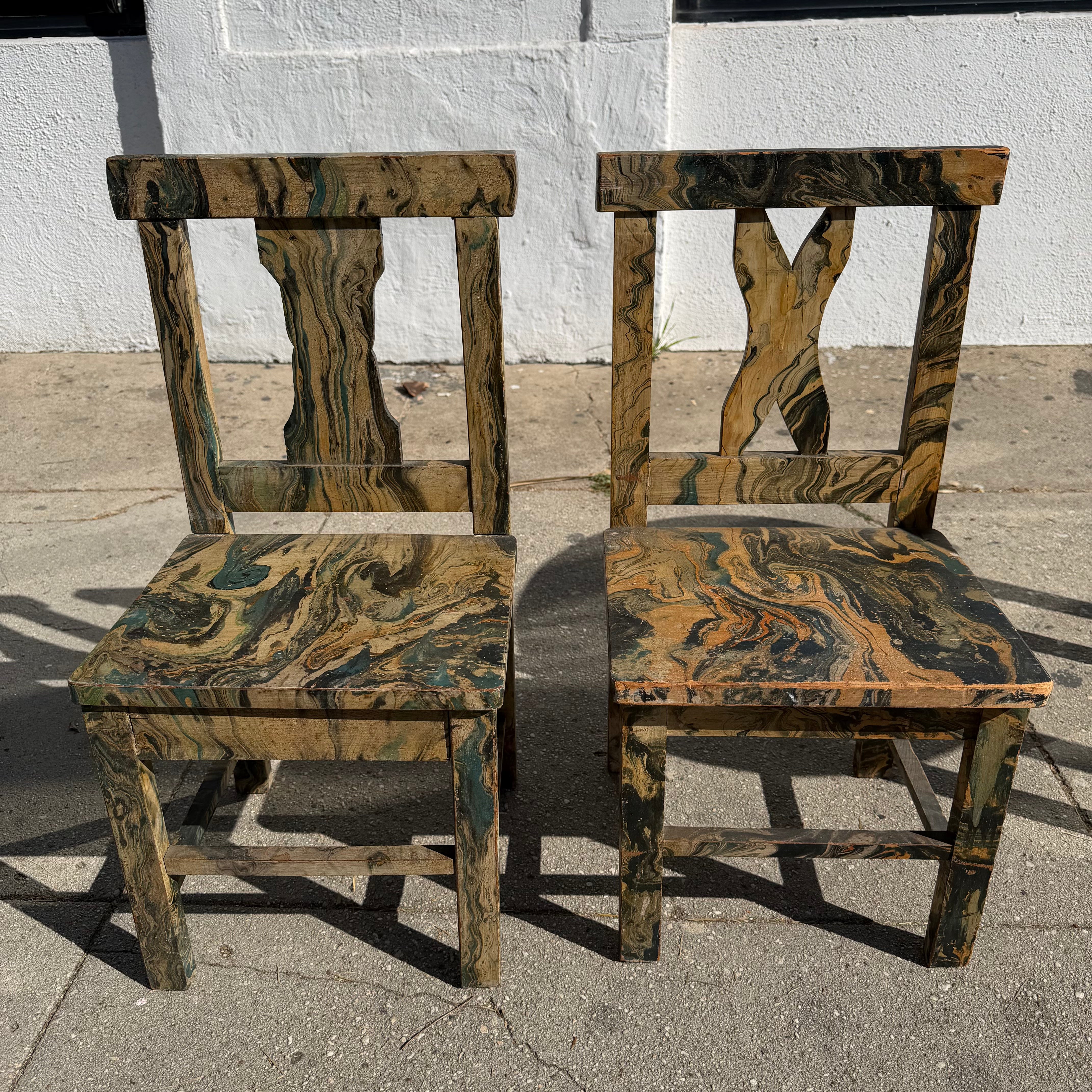 Vintage Marble Paper Kids Table + Chair Set kids furniture CANDID HOME