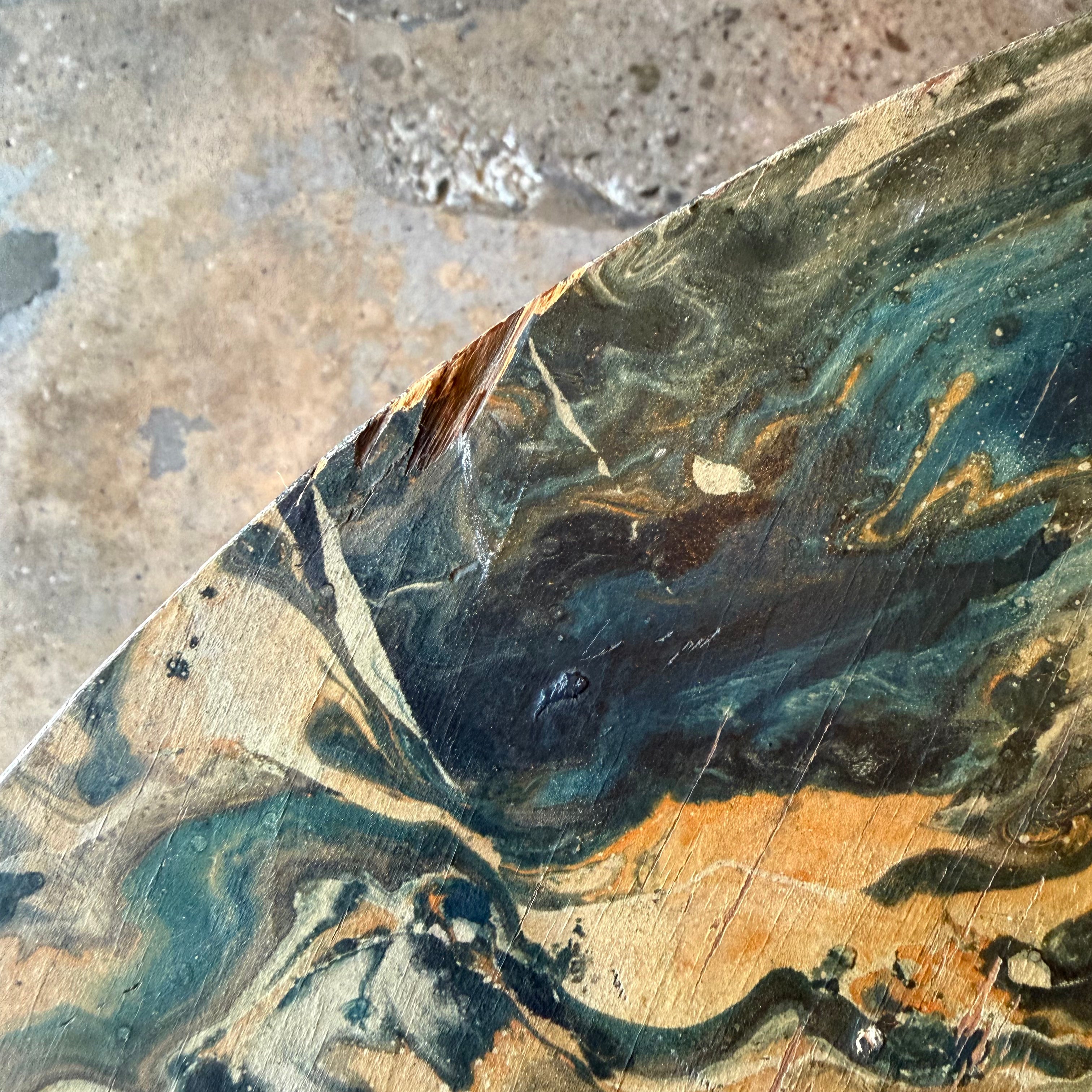 Vintage Marble Paper Kids Table + Chair Set kids furniture CANDID HOME