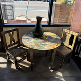 Vintage Marble Paper Kids Table + Chair Set kids furniture CANDID HOME