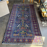 Vintage Afghan Baluchi Rug - 3'9" x 7'1" Rugs CANDID HOME