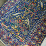 Vintage Afghan Baluchi Rug - 3'9" x 7'1" Rugs CANDID HOME