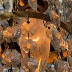 Antique Crystal + Brass Pendant Light Lighting CANDID HOME