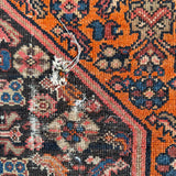 Antique Distressed Malayer Persian Rug - 3'11" x 5'9" Rugs CANDID HOME