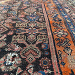 Antique Distressed Malayer Persian Rug - 3'11" x 5'9" Rugs CANDID HOME