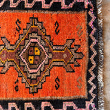 Vintage Small Turkish Rug - 18.5" x 35" Rugs CANDID HOME