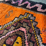 Vintage Small Turkish Rug - 18.5" x 35" Rugs CANDID HOME