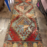 Vintage Turkish Runner - 2'7" x 8' runner CANDID HOME