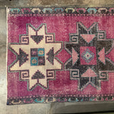 Vintage Turkish Kilim Runner - 3'3" x 8'8" runner CANDID HOME