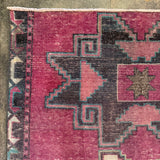 Vintage Turkish Kilim Runner - 3'3" x 8'8" runner CANDID HOME