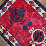 Early 1900's American Rag Rug - 36" x 70"