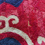 Early 1900's American Rag Rug - 36" x 70"
