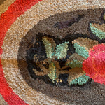 Late 1800's American Rag Rug - 28" x 43" Rugs CANDID HOME