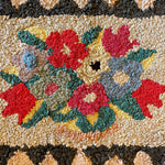Early 1900's American Rag Rug - 20" x 24" Rugs CANDID HOME