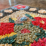 Early 1900's American Rag Rug - 20" x 24" Rugs CANDID HOME