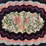 Early 1900's American Rag Rug - 23" x 35" Rugs CANDID HOME