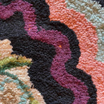 Early 1900's American Rag Rug - 23" x 35" Rugs CANDID HOME