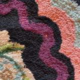 Early 1900's American Rag Rug - 23" x 35" Rugs CANDID HOME