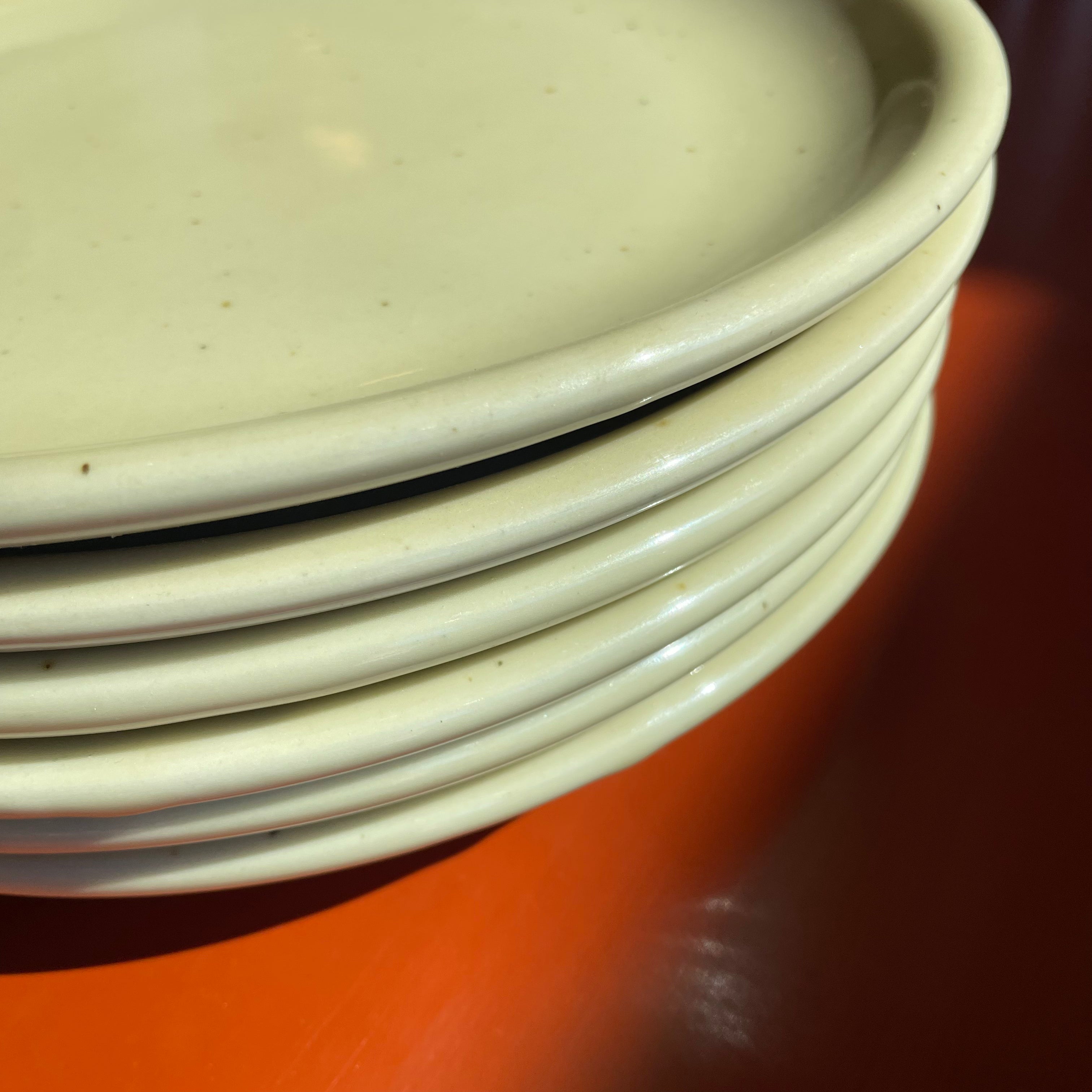 1960's Galaxy Milkstone Dinner Plates plates CANDID HOME