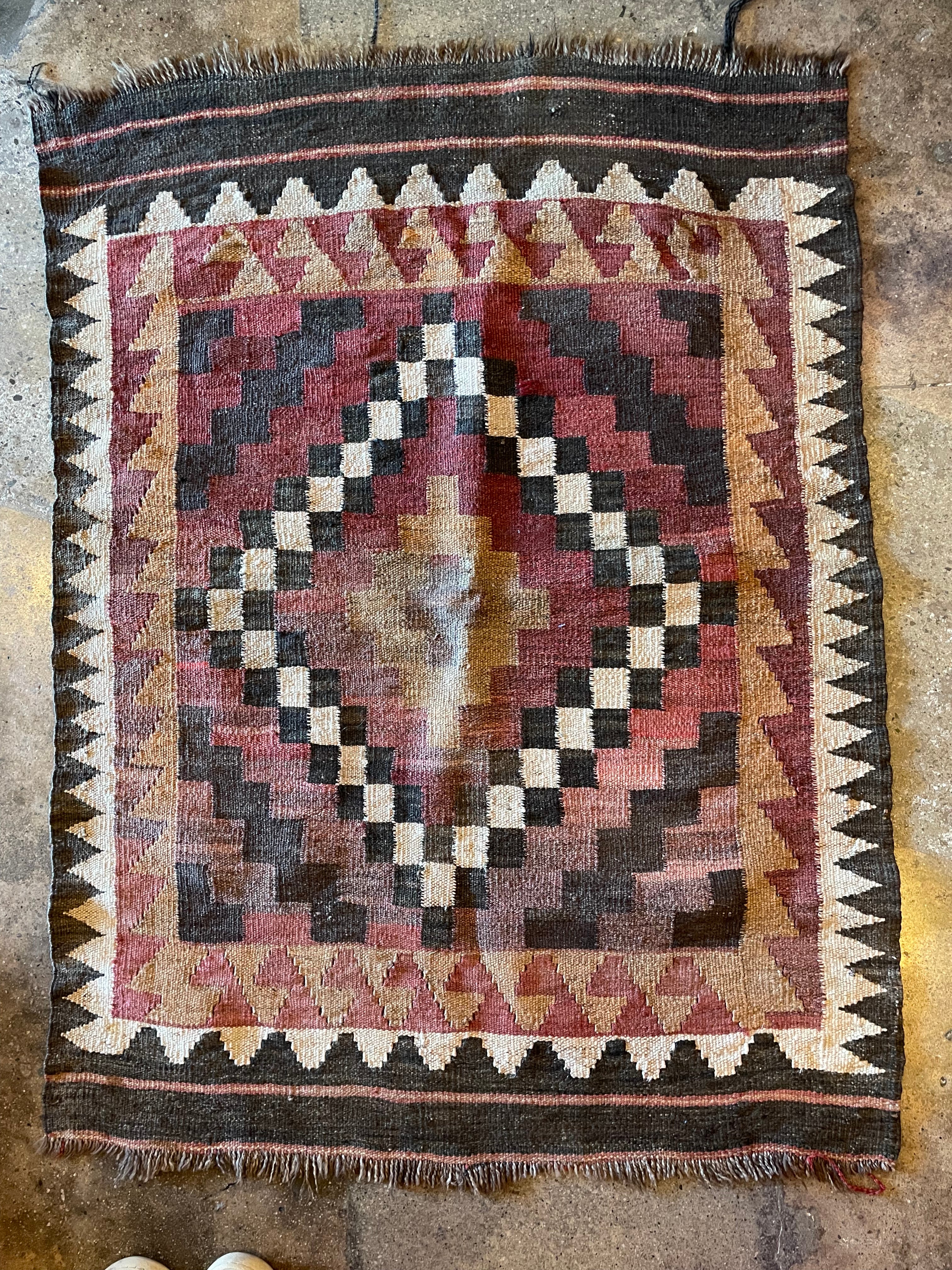 Vintage Kilim Rug - 30" x 40" Rugs CANDID HOME