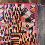 Vintage Abstract Moroccan Rug - 46" x 68" Rugs CANDID HOME