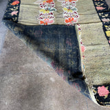 Vintage Moroccan Floral Rug - 3'10" x 5'8"