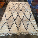 Vintage Moroccan Berber Rug - 6' x 9'7"
