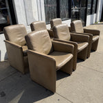 1970's Vintage De Sede x Stendig Leather Dining Chairs - Set of 6 Dining Chairs CANDID HOME