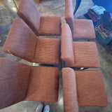 1970's Paul Evans for Directional Chrome Cantilever Dining Chairs - Set of 6