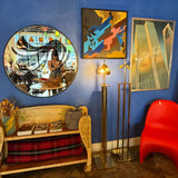 1980s Lady Face Mirror