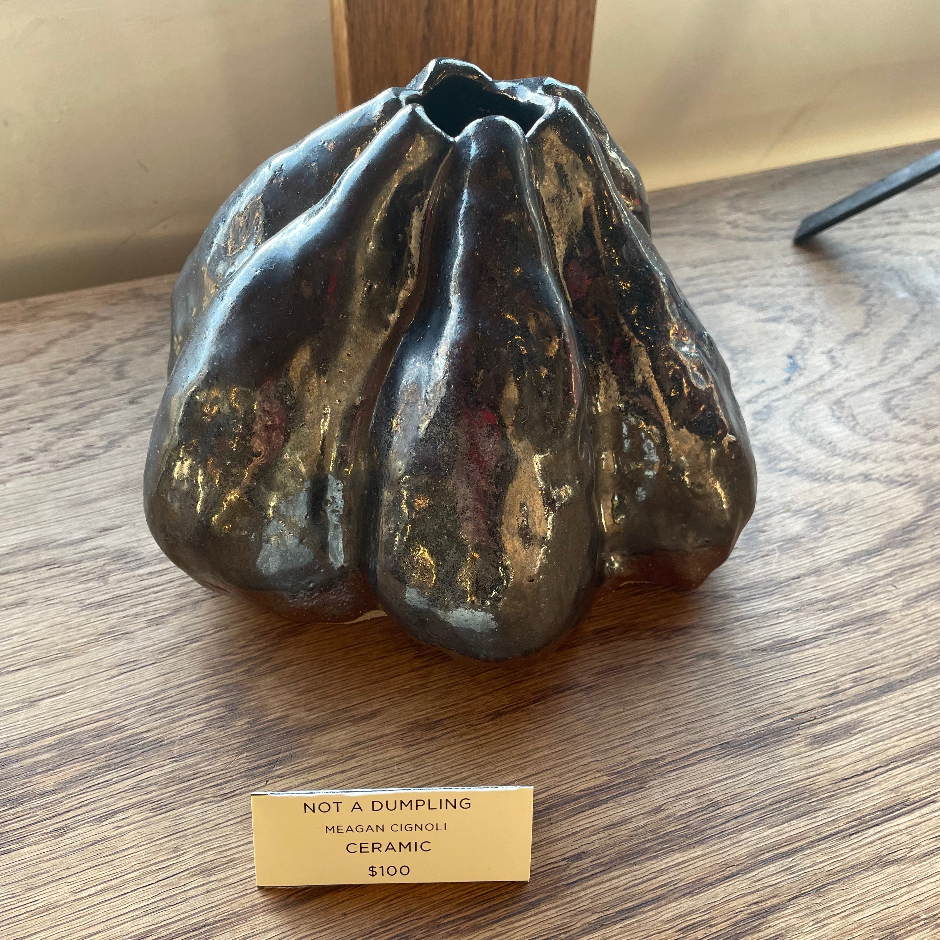 Ceramic Dumpling Vases by Meagan Cignoli