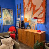 1970's Golden Oak Credenza