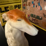 Mid-century Porcelain Borzoi Statue