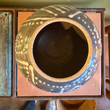 Vintage Abstract Studio Pottery Lidded Jar