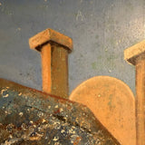 1970's Vintage Acrylic Painting by Bar Mader - 20" x 24"