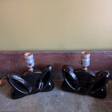 1950s Ceramic Lamps - A Pair lamp CANDID HOME