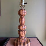 Vintage Marquetry Table Lamp Lamps CANDID HOME